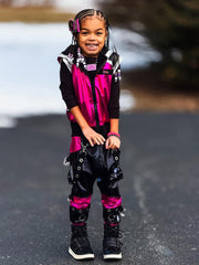 Child's Custom Name Vest in Metallic Pleather